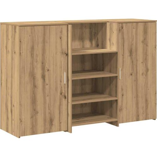 vidaXL Empfangstheke Artisan-Eiche 155x50x103,5 cm Holzwerkstoff