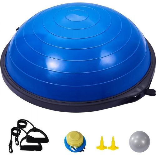 Gymnastikball - Fitnessball 66 cm - Sportball - Yogaball - Halbkugel Blau - Balance Training - Fitness Gerät