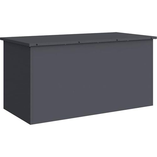 vidaXL Außenlagerbox Anthrazit 100 x 50.5 x 50 cm Kaltgewalzter Stahl