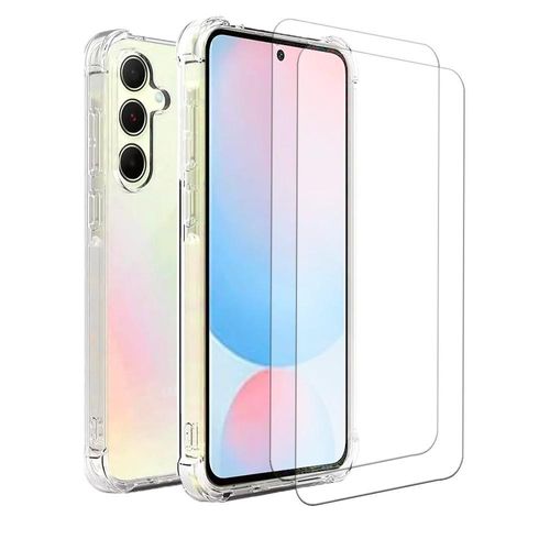 Hülle Galaxy A56 und 2 schutzfolien - TPU - Transparent