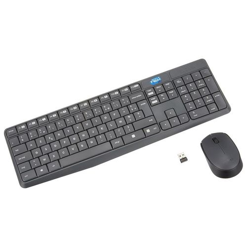 Logitech Tastatur AZERTY Französisch Wireless MK235 with Nano-USB receiver