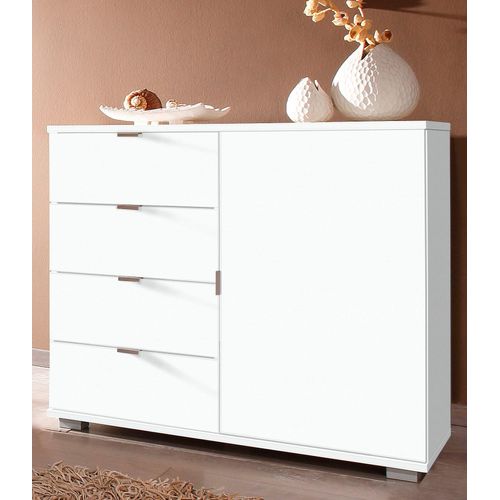 Sideboard PRIESS, weiß (weiß, weiß), B:82cm H:71cm T:38cm, Sideboards, Sideboard, Breite 82 cm