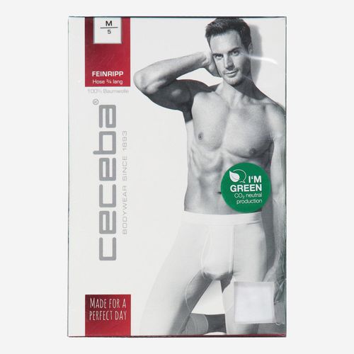 Weiße lange Unterhose