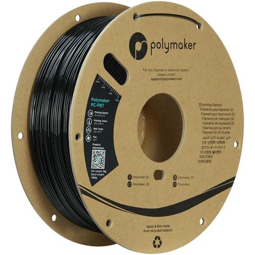 Polymaker PC-PBT Filament 1,75 mm Schwarz 1 kg