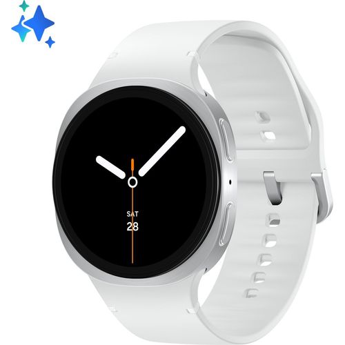 Samsung Galaxy Watch8 44mm Argento Smartwatch Bluetooth GPS Cardiofrequenzimetro