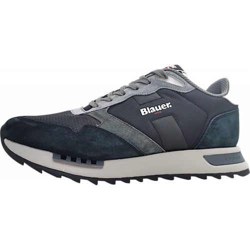 Blauer USA Ryder Herren sportlicher Schnürer in Schwarz, Größe 43