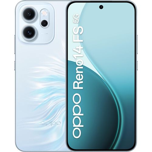 Oppo Reno14 FS 5G Smartphone Android 512GB 12GB RAM Display AMOLED 120Hz Blu