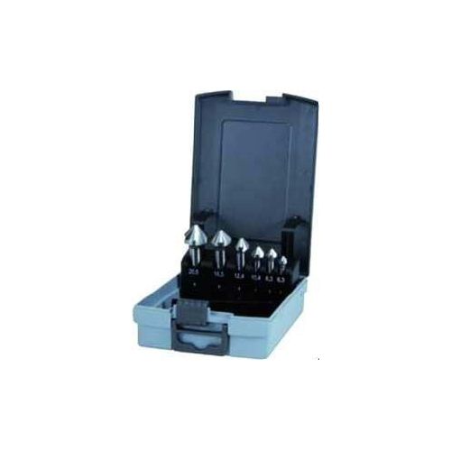 PROTEC.class 05102597 Spezial-Bohrer Kegelsenker-Satz 6tlg. 90° 3-Schn. PKSK6