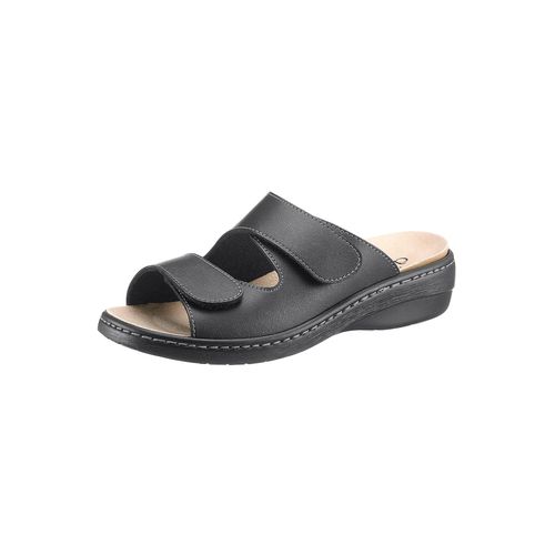 Pantolette CLASSIC, Damen, Gr. 41, schwarz, Lederimitat, Schuhe