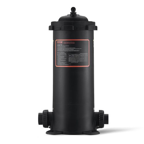 VEVOR Kartuschen-Poolfilter 380 x 380 x 710 mm Einbau-Poolfilter, oberirdisches Schwimmbad-Filtrationsfiltersystem mit Upgrade-Filter und auslaufsicherem Gehäuse für Whirlpools Spa aufblasbare Pools