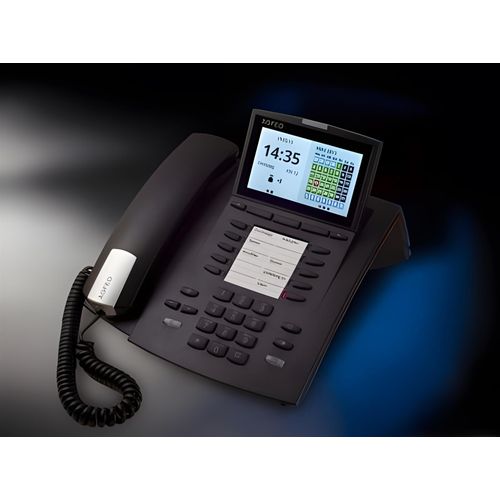 AGFEO ST 45 - Analoges Telefon - 1000 Eintragungen - Anrufer-Identifikation - Schwarz