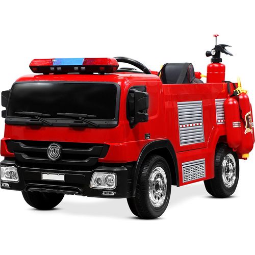 Feuerwehrauto Kinderelektroauto Kinderfahrzeug Kinder Elektroauto Feuerwehr mit Fernbedienung 2x35W Motor 12V 10Ah