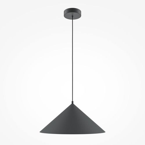 Hängeleuchte Metall D: 35 cm H: max. 318 cm Schwarz E27 rund Modern Hängelampe