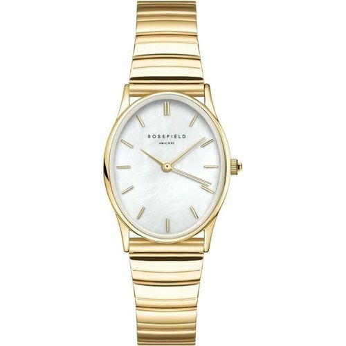 Rosefield Damenuhr Rosefield Oval Perle Gold Rosefield-OVWGSG-OV16