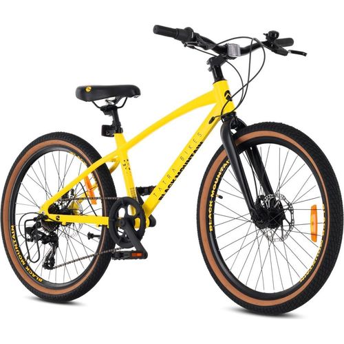 Kinderfahrrad Jungenfahrrad 24 Zoll Fahrrad mit 7 Gang Kettenschaltungen Shimano RevoShift Leichte Aluminium-Rahmen Tatra Bikes