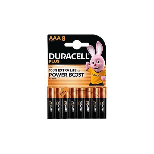 DURACELL® Batterien Plus, Micro AAA, 1,5 V, 8 Stück