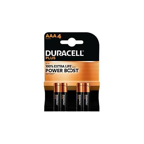 DURACELL® Batterien Plus, Micro AAA, 1,5 V, 4 Stück