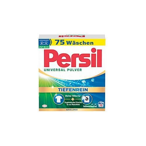 Persil Universal Pulverwaschmittel, Vollwaschmittel, Tiefenrein-Technologie, hygienische Frische, 75 Waschladungen