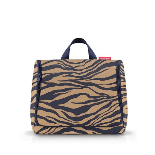 Reisenthel Kosmetiktasche , Dunkelblau, Beige , Textil , 28x25x10 cm , Freizeit, Wellness, Körperpflege, Kosmetik