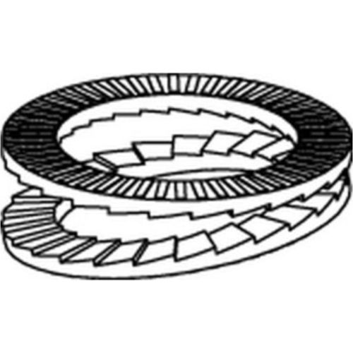 Keilsicherungsscheibe R 88032 HLS-30 Stahl zinklamellenb. geklebt 50St. HEICO 50 Stk
