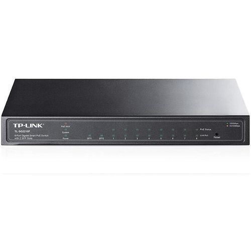 TP-Link JetStream 8-Port Gigabit Smart PoE+ Switch mit 2 SFP Slots