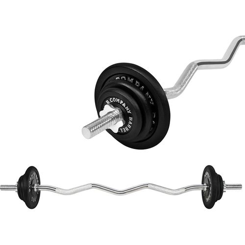 Guss Hantel-Set 24 Kg SZ-Curlstange SZ-Hantelstange Hanteln