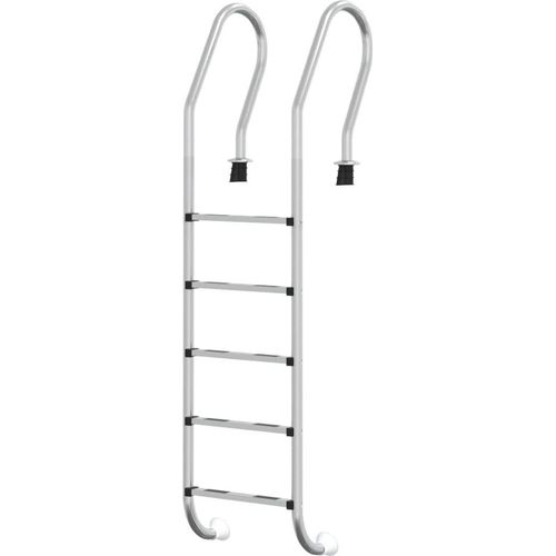 vidaXL Pool-Leiter 54x38x211 cm Edelstahl 304
