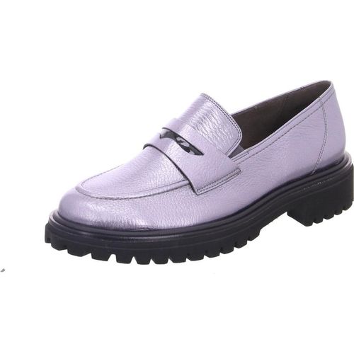 Paul Green Damen Slipper/ Loafer Silber GlattlederGröße:37,5
