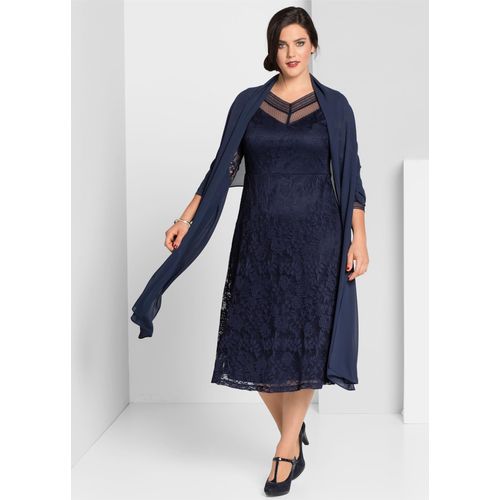 Cape SHEEGO, Damen, blau (marine), 100% Polyester, ohne Ärmel, Jacken