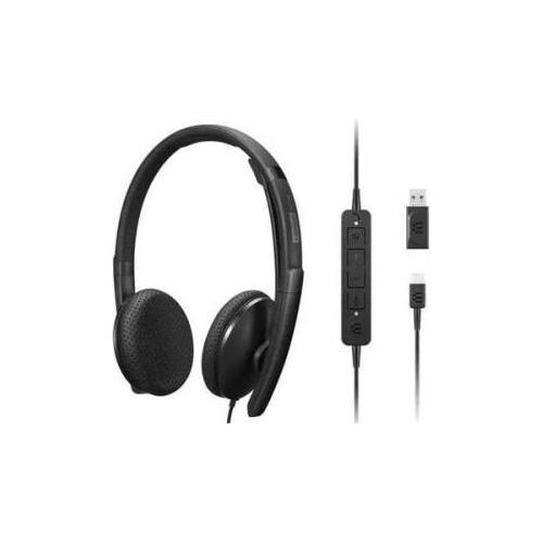 Kopfhörer mit Mikrofon Lenovo 4XD1M45626 Schwarz