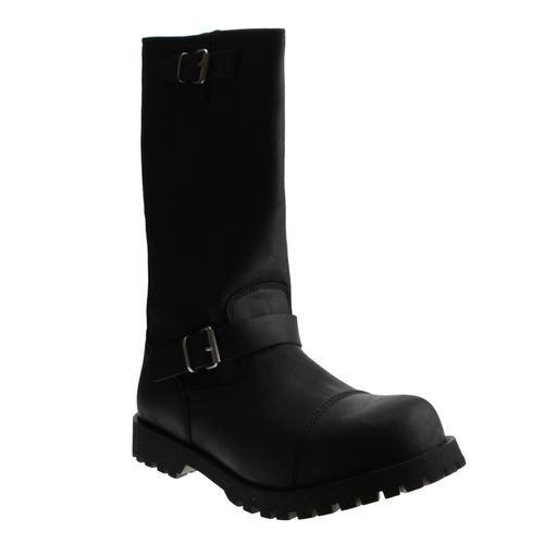 Boots & Braces - Motorcycle Biker Stiefel Schwarz Größe 42 (UK8)