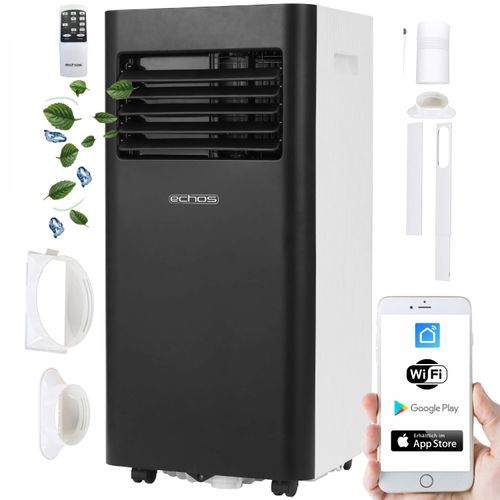 Echos Mobile Klimaanlage | mit WiFi | Aircooler | Air Conditioner | Klima Anlage | Weiß