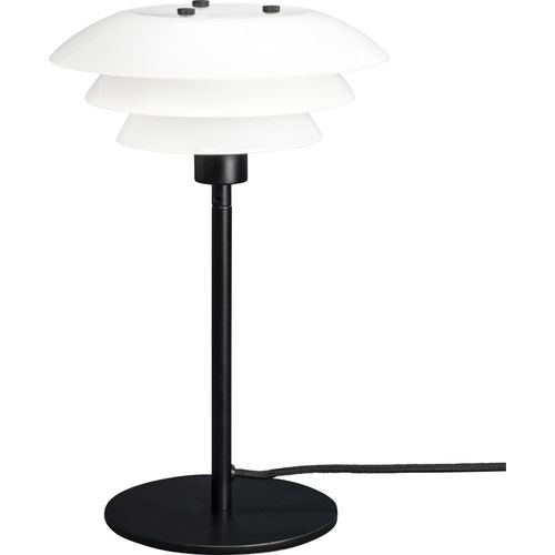 Tischlampe, Tischleuchte, Nachttischlampe, Schreibtischlampe, LED Leselampe, DL20 Opal/schwarz