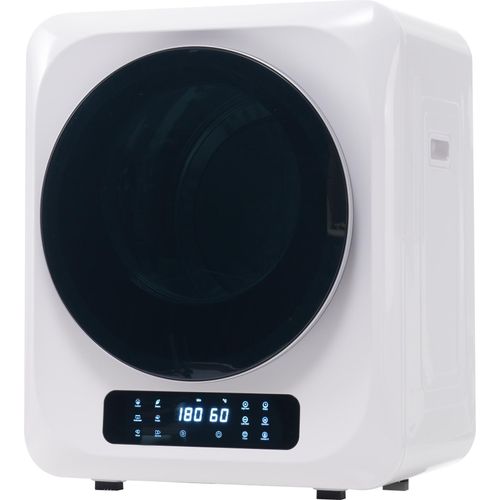 Merax Mini-Wäschetrockner Ablufttrockner mit UV-Sterilisation und LED-Display, Belüfteter Trockner mit Timer und 6 Programme, freistehend/hängend, 2,5 kg