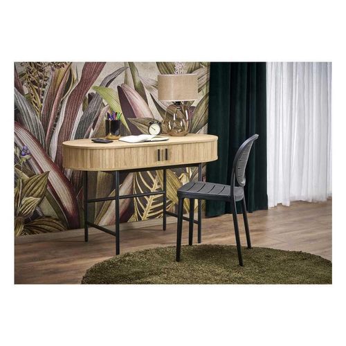 Schreibtisch B51 natur / schwarz