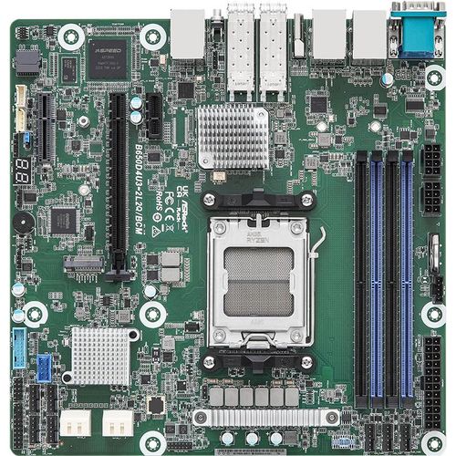ASRock Mainboard B650D4U3-2L2Q/BCM micro-ATX Sockel AM5 Single