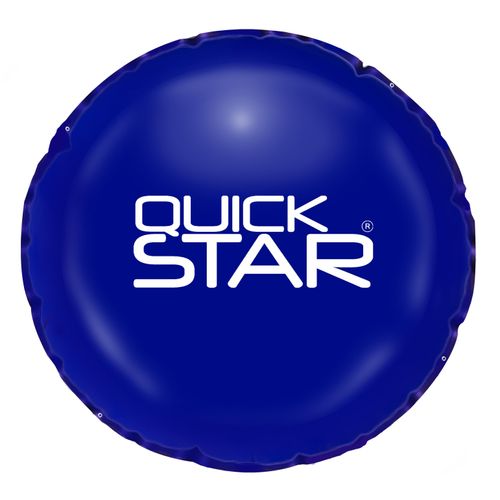 Poolkissen Rund 400 cm Blau | 4 Seile & Sicherheitsventil | 2x Reparaturset | PVC 0,44mm | Winter Pool Kissen mit Doppelnaht | Luftkissen Chlor- und UV-Beständig