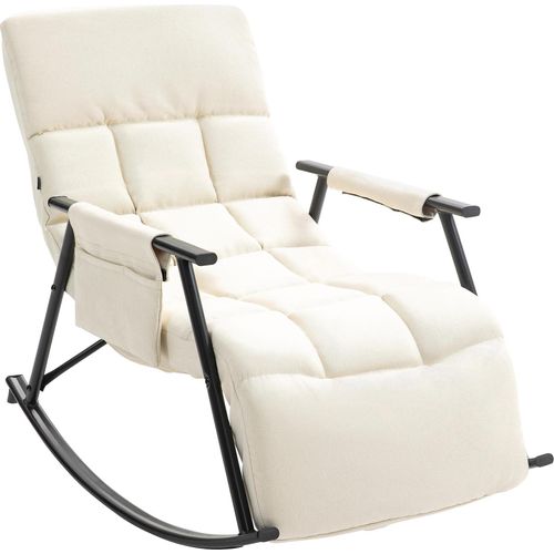 Schaukelstuhl HLO-CP5 Stoff creme
