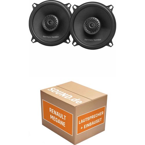 Lautsprecher Boxen Einbaupaket Front Harman/Kardon FIT5F passend für Renault Mégane | 280Watt Paar