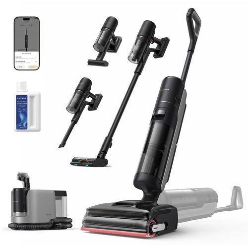 Dreame H15 Mix 7in1 Nass- und Trockensauger,KI-Roboterarm,Kantenreinigung,23kPa Saugkraft,verhedderungsfrei,100°C Bürstenrein,90 °C Trocknung