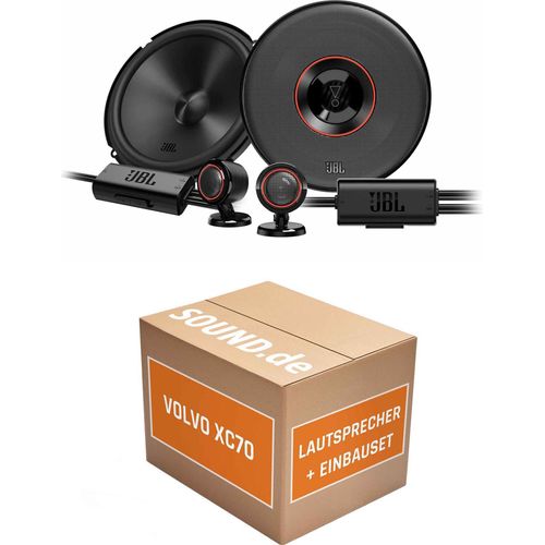 Lautsprecher Boxen Einbaupaket Front JBL Club3 64CTP passend für Volvo XC70 P2 | 2x Tief-Mitteltöner mit integriertem Hochtöner 210W MAX