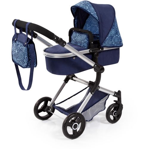 Bayer Kombi-Puppenwagen »Vario, Blau«, inkl. Wickeltasche