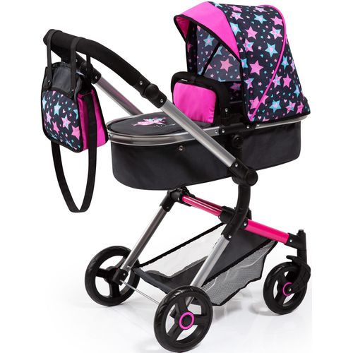 Bayer Kombi-Puppenwagen »Vario, blau«, mit Wickeltasche