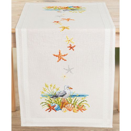 Stickläufer "Impressionen vom Meer"