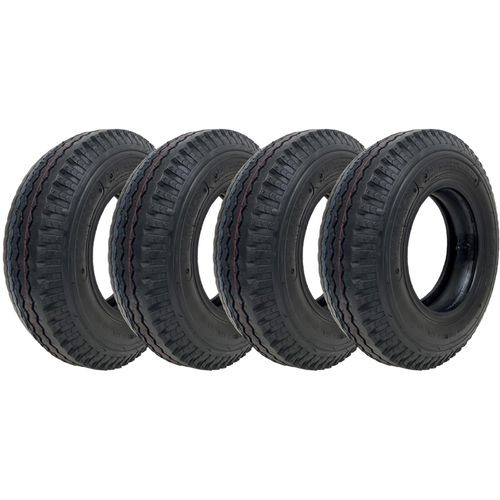 4.80/4.00-8 Kenda Trailer Reifen & Schlauch 6ply High Speed E-Marked Legal (Satz von 4)