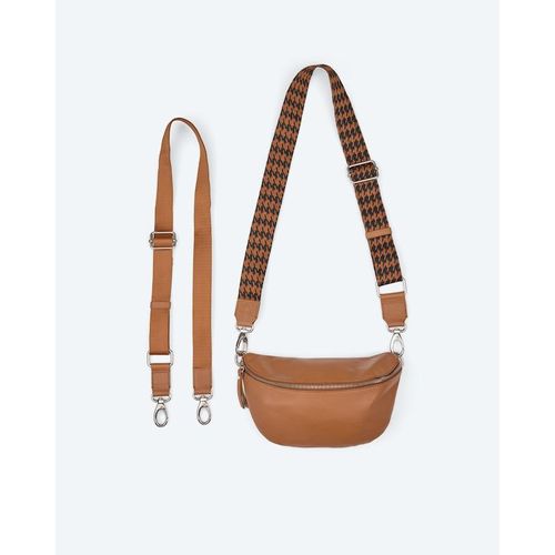 Leder-Gürteltasche mit Wechselriemen