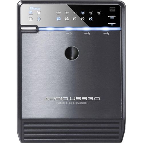 FANTEC QB-35 US 3 R schwarz 4Bay Box Raid