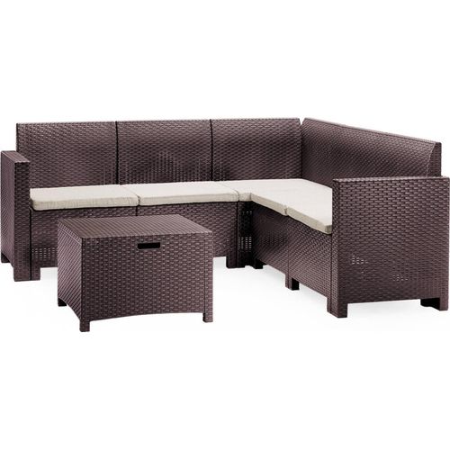 Lounge-Set für den Außenbereich Eris, 100 % Italy, Braun