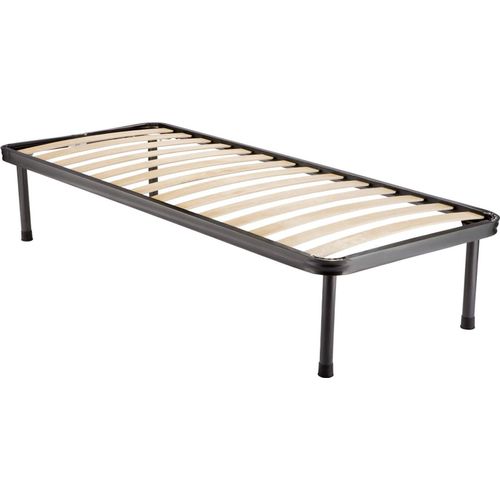 Einzelbettgestell Dabbrandin, orthopädisches Untergestell mit 14 Latten, 100 % Italy, 80 x 190 x 30 cm
