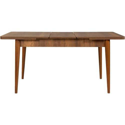 Ausziehbarer Tisch Dgabriel, Küchenkonsole, Esstisch mit Verlängerung, Ausziehbares Küchenregal, 130x80h77 cm, Nussbaum
